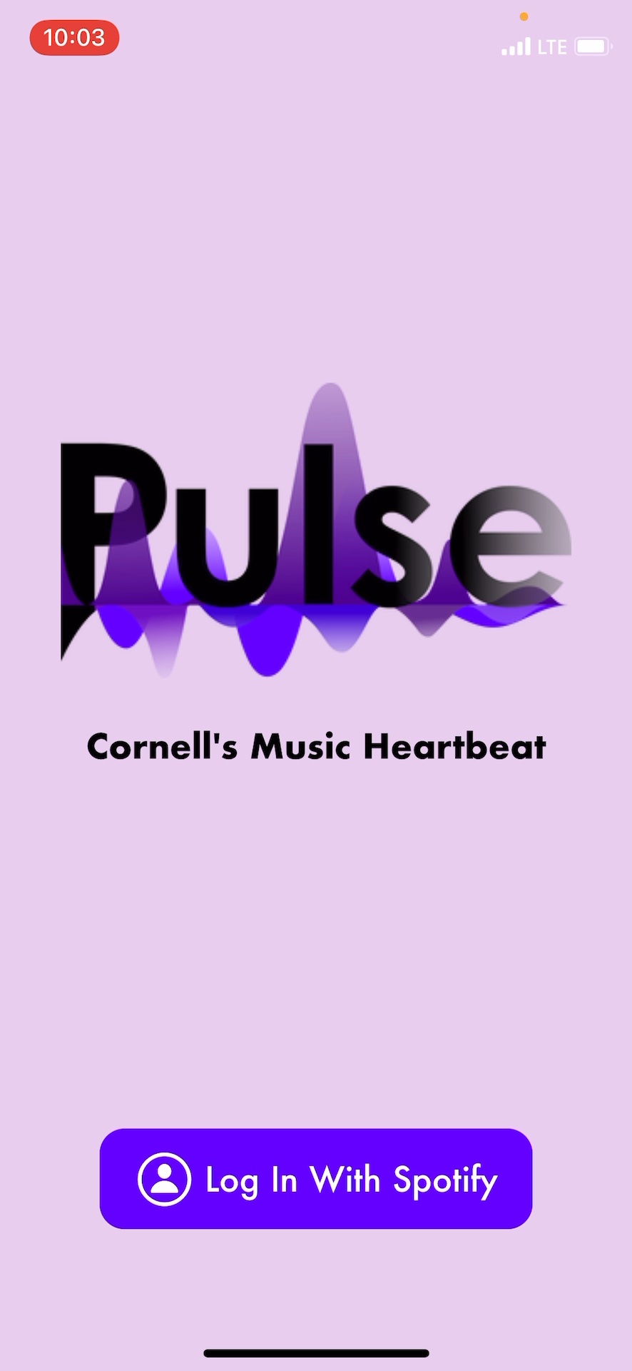 Pulse app splash screen